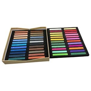 CHARVIN PARIS Water Soluble Pastel Painting Sticks Set of 48 Pure Pigment
